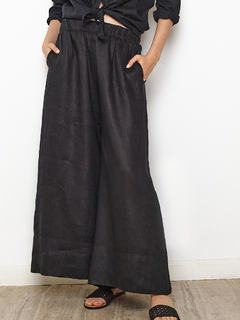 Imagen de PANTALON LINO NEGRO