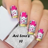 Película em Gel Transparente Ref: Love's 10 Cartela com 12 unidades