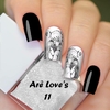 Película em Gel Transparente Ref: Love's 11 Cartela com 12 unidades