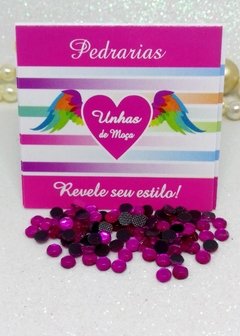 Strass Rosa Pink 3,5mm com 50 unidades - comprar online