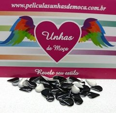 Chapinha Gota Preta 5x8 com 50 unidades