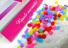 Atacadinho Mini Rosa 3MM Mix Colorido com 200 unidades - comprar online