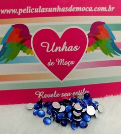 Pedra da Lua 4mm Azul Bic com 40 unidades