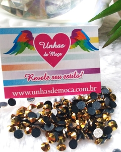 Strass Dourado 4mm com 40 unidades - comprar online