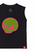 CAMISETA REGATA - SKULL PT - BABYBEH