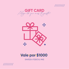 BELLADONA-GIFT CARD ESPECIAL PARA REGALAR