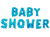 GLOBO METALIZADO DE BABY SHOWER DE 16" - comprar online