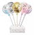 SET 5 GLOBOS PARA TORTA CON CONFETTI - tienda online