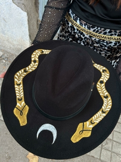 Sombrero Snake Black - tienda online