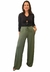 Calça Pantalona em Moletinho Mania de Sophia Lari Verde Oliva Claro - Mania de Sophia | Saias, Camisas, Vestidos, Blusas e Muito Mais