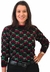 Suéter Tricot Mania de Sophia Cerejinha Preta na internet