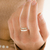 Combo Olimpia x 2 anillos - Circon con engarce invisible - tienda online