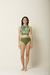 Bikini Closed Tropical Verde - comprar online