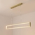 Lustre Pendente de LED Moderno Nordico Dourado para Sala de Jantar, Quartos, Sala de Estar, Escritórios e Apartamentos