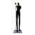 Escultura Riply Dourada com Globo Fosco Para Hall de Entrada, Sala de Estar e Jardim de Inverno - SkyLight • SKY-3089CL-DO