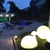 Imagem do Luminária de Chão Esfera Soleil Branca Ø90cm Para Jardins Externos, Jardim de Inverno e Áreas Internas.