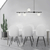 Lustre Pendente Moderno Orbit Preto Globos Transparentes para Sala de Jantar e Ambientes Gourmet - StudioLuce • PDH1539TRPT - loja online