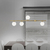 Lustre Pendente Moderno Orbit Dourado Globos Leitosos para Sala de Jantar e Ambientes Gourmet - StudioLuce • PDH1539DO - comprar online