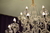 Imagem do Lustre Pendente Clássico Candelabro Maria Thereza 18 Velas Braços Transparente Para Sala de Jantar e Pé Direito Duplo