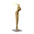 Escultura Riply Dourada com Globo Fosco Para Hall de Entrada, Sala de Estar e Jardim de Inverno - SkyLight • SKY-3089CL-DO na internet