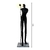 Escultura Riply Preta com Globo Fosco Para Hall de Entrada, Sala de Estar e Jardim de Inverno - SkyLight • SKY-3089CL-PT - comprar online