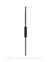 Arandela Moderna Fit Linear Slim Preto 80cm Luz Indireta de LED para Quarto, Cabeceira de Cama, Lavabo, Corredor e Escritórios - Sindora • DCB03143 - comprar online