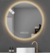 Espelho Moderno Redondo com LED Luz Indireta Para Banheiro, Penteadeira, Salão de Beleza e Lojas - 2022601/600