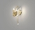 Arandela Moderno Cisne Dourado Brilhante com LED Integrado para Cabeceira de Cama e Lavabos - Sindora • DCB00273 na internet