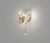 Imagem do Pendente Moderno Cisne Dourado Brilhante com LED Integrado para Cabeceira de Cama e Lavabos - Sindora • DCD00272