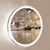 Espelho com LED Redondo Para Banheiro, Penteadeira, Salão e Lojas - Sindora • DCB00611 - comprar online