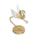 Abajur Moderno Cisne Dourado Brilhante com LED Integrado para Escritório e Cabeceira de Cama - Sindora • DCT00274