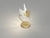 Abajur Moderno Cisne Dourado Brilhante com LED Integrado para Escritório e Cabeceira de Cama - Sindora • DCT00274 - loja online