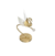 Abajur Moderno Cisne Dourado Brilhante com LED Integrado para Escritório e Cabeceira de Cama - Sindora • DCT00274 na internet