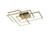 Plafon Moderno Aliance Inox Rose Gold 76x65cm para Sala de Estar, Quarto e Sala de Jantar - Sindora • DCX01265 na internet