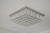 Imagem do Lustre Plafon de Cristal Harion Quadrado 60x60 para Sala de Jantar - Sala de Estar - Quartos e Hall de Entrada.