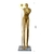Escultura Riply Dourada com Globo Fosco Para Hall de Entrada, Sala de Estar e Jardim de Inverno - SkyLight • SKY-3089CL-DO - loja online