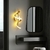 Imagem do Arandela Moderna Madison de LED Dourado para Quarto, Cabeceira de Cama, Lavabo e Quarto Infantil - Sindora • DCB03104