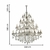 Lustre de Cristal Candelabro Maria Thereza 50 Braços - Cristais Transparentes - Tcar Imports - loja online