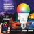 Lâmpada Smart HUE Inteligente LED A60 E27 Bulbo Wi-Fi Bivolt 10W, RGB Colorido, Branco Frio e Quente, Ajuste de Intensidade. - comprar online