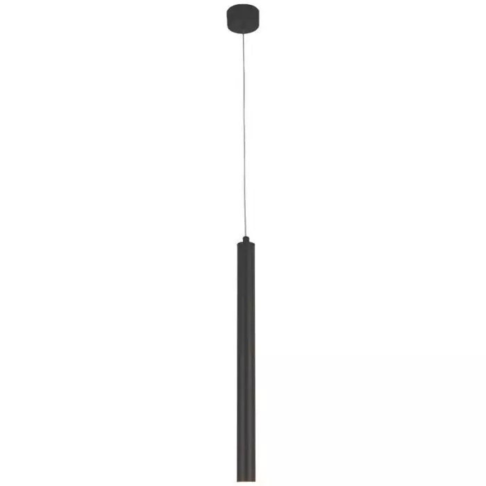 Luminária pendente linha Ming na cor preta, com design moderno e minimalista.