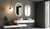Espelho Moderno Touch Screen Oval com LED Luz Indireta Para Banheiro, Penteadeira, Salão de Beleza e Lojas na internet