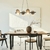 Lustre Pendente Moderno Ibira 68,5cm para Sala de Jantar e Ambientes Gourmet - Bella • HL011S na internet