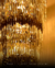 Lustre de Cristal Berlim Dourado Cristais Transparente Ø75x200cm para Casas com Pé Direito Duplo e Buffet - Sindora • DCD03909 - Lustres Gênesis - A Criação do seu novo Brilho!