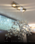 Lustre Pendente de Cristal Moderno Gênesis Dourado Para Quartos, Sala de Jantar, Sala de Estar e Apartamentos - Hevvy • SL-5861/H1 GD - Lustres Gênesis - A Criação do seu novo Brilho!