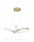Lustre Pendente de LED Moderno Potenza Dourado Brilhoso para Sala de Jantar, Quartos, Sala de Estar e Escritórios - Nitrolux • LP-017 - 5190 - comprar online