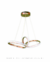 Lustre Pendente de LED Moderno Potenza Rose Gold Brilhoso para Sala de Jantar, Quartos, Sala de Estar e Escritórios - Nitrolux • LP-01R - 5218 - comprar online