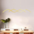 Lustre Pendente Moderno de LED Twine Dourado para Sala de Jantar, Quartos e Sala de Estar - StudioLuce • QPD1339DO - comprar online