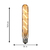 Lâmpada de Filamento de Led T30*185 4W Leaf - GMH • LT30*185-L-4W - comprar online