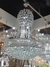 Lustre de Cristal Clássico Cuba Cromado Médio e Cristais Transparente para Sala de Jantar e Buffet - Lustres Gênesis - A Criação do seu novo Brilho!