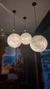 Luminária de Teto Pendente Lua Moon Esfera Ø23 para Quartos, Sala de Jantar e Sala de Estar. - loja online